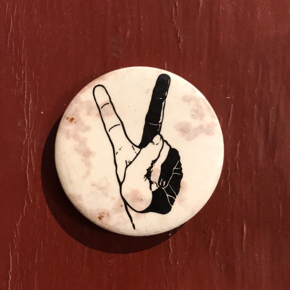 Vintage Other - Vintage 60’s Civil Rights Black & White Peace Sign